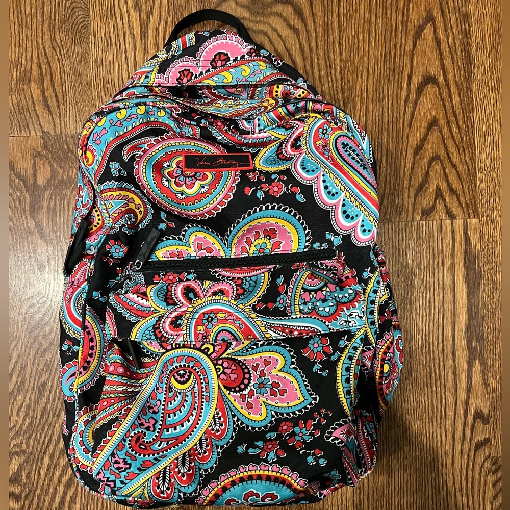 Vera Bradley Lighten Up Grand Backpack Parisian Paisley
